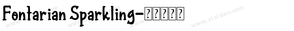Fontarian Sparkling字体转换